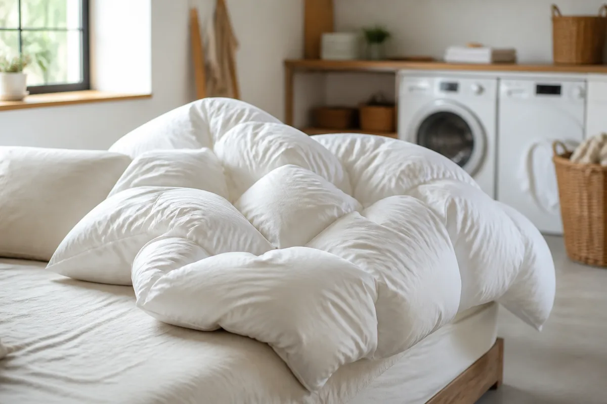 Laver une couette à la maison : mode d'emploi complet