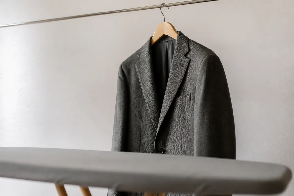 Repasser une veste de costume sans l'abîmer : la méthode
